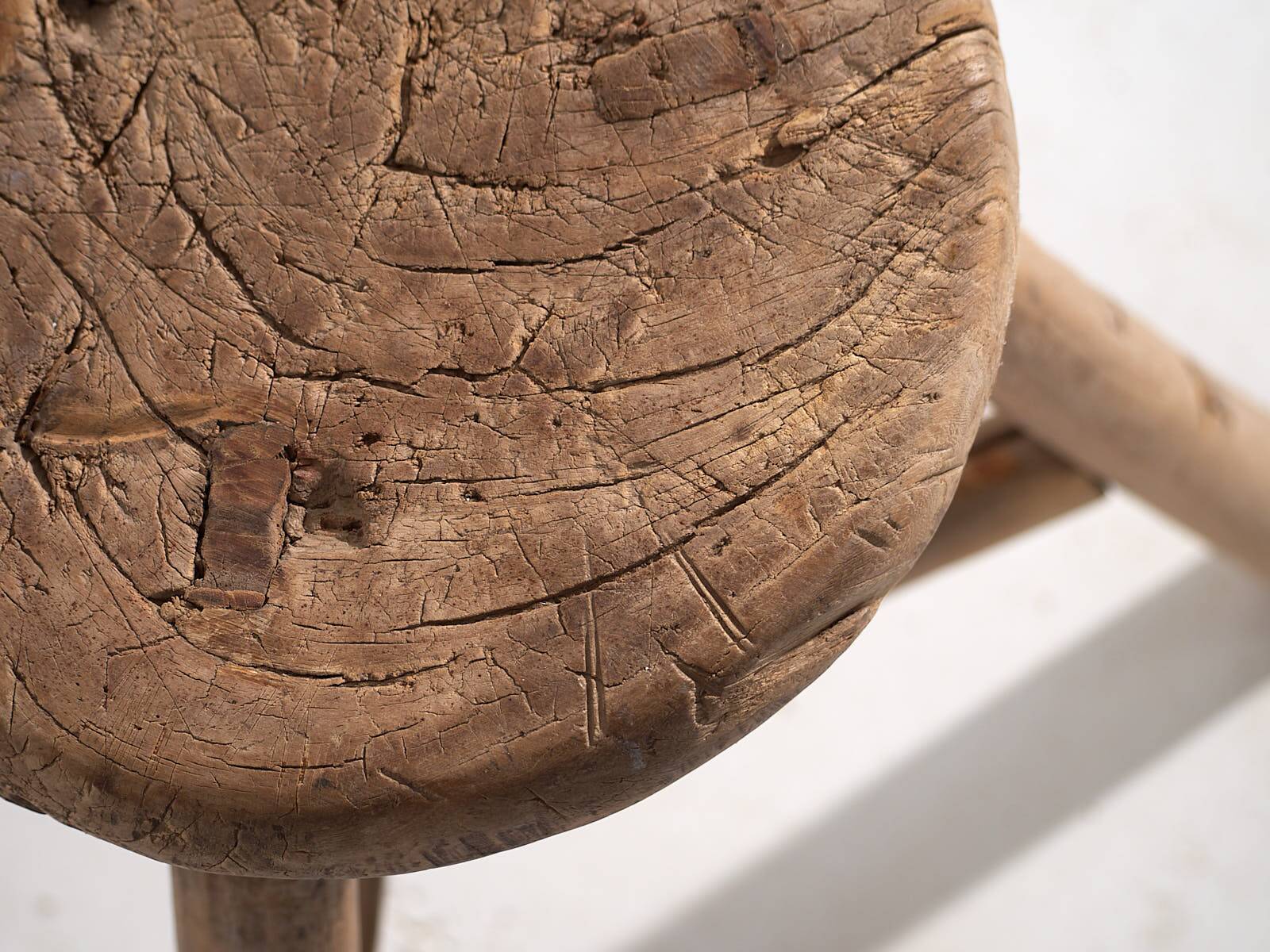 Antique handcrafted stool (c.1900)
