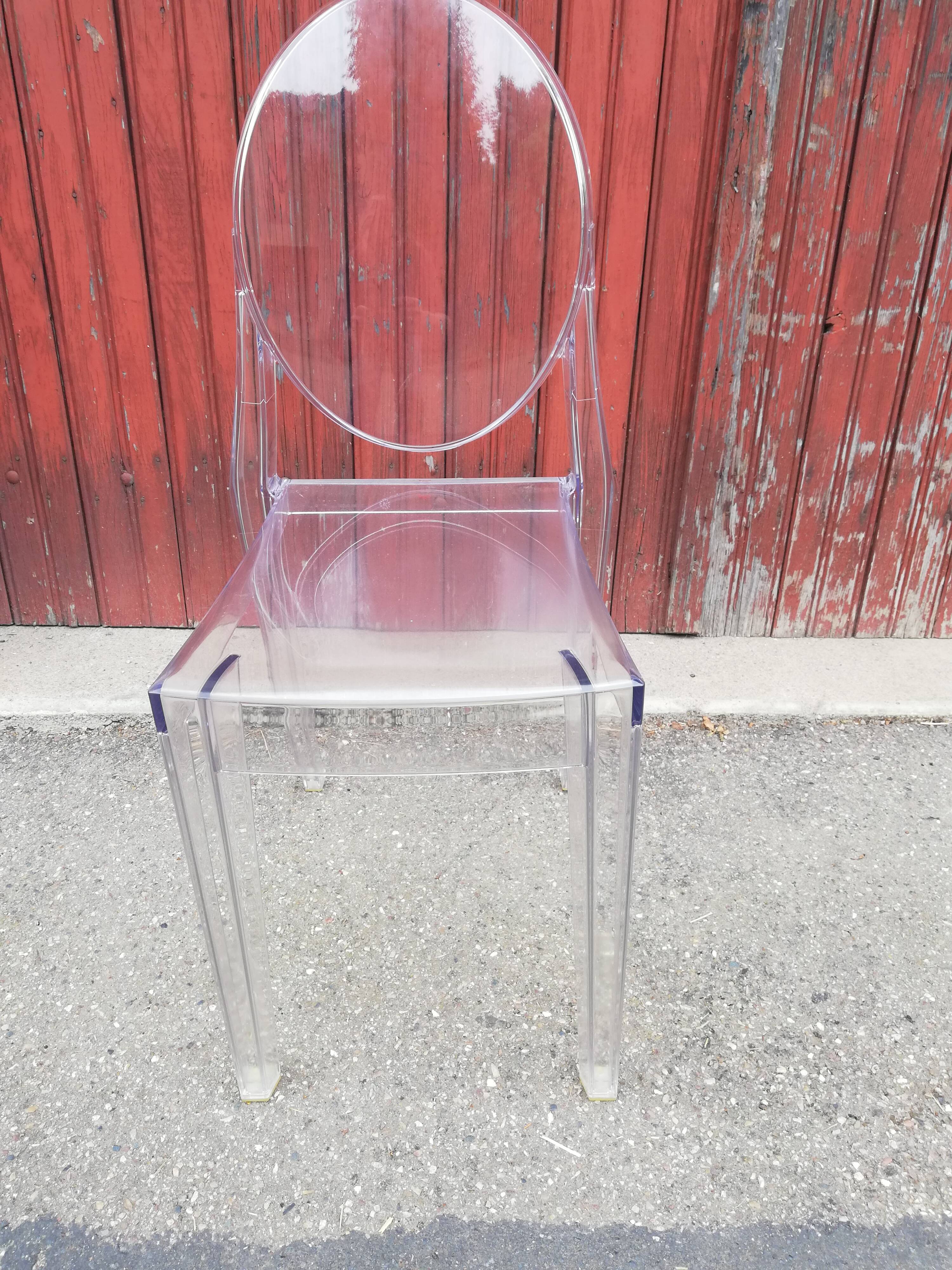Starck's Gohst Chair edited by Kartell