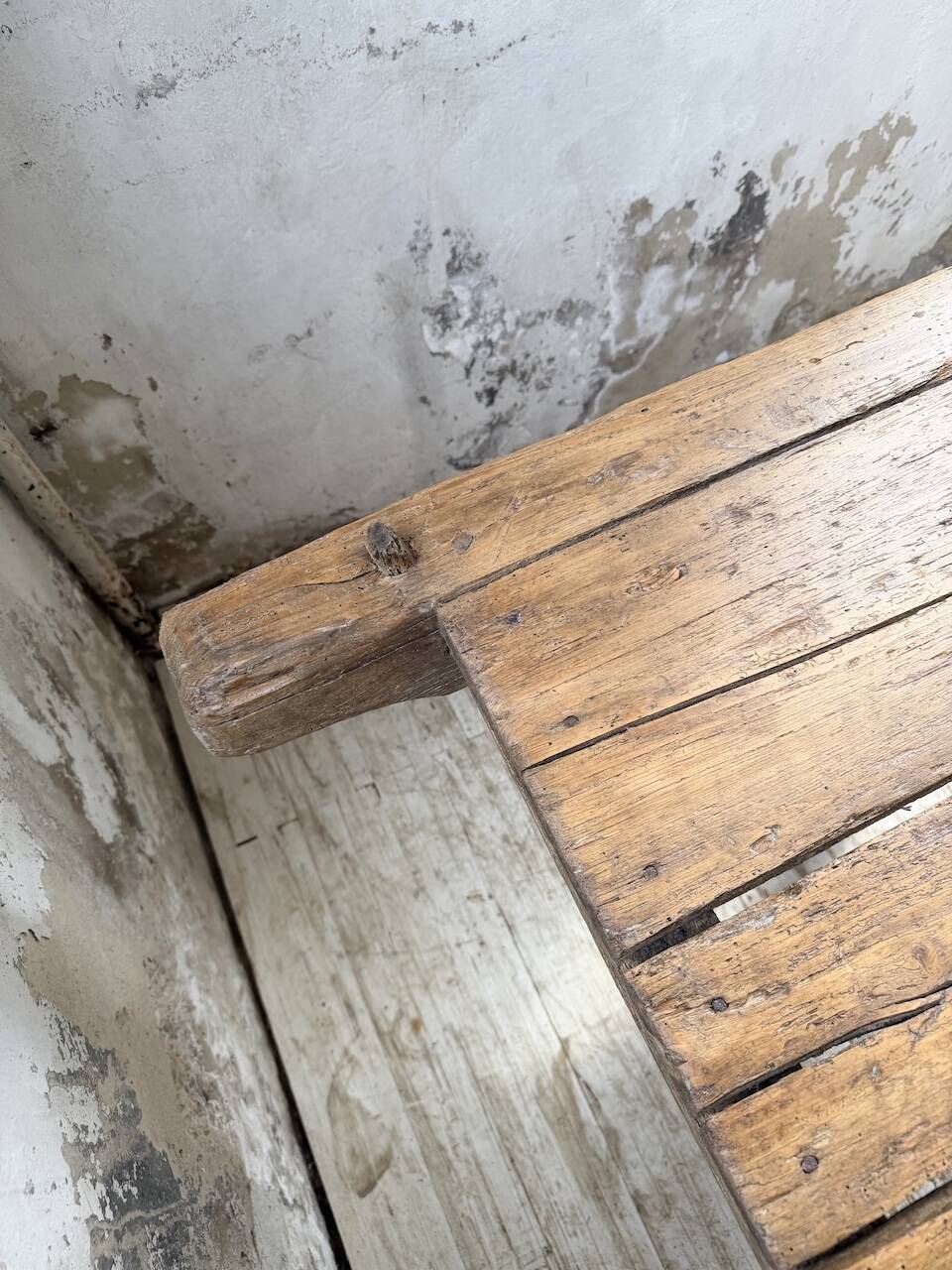 Brutalist popular art table XXL 3.5m/4m pine and oak