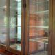 Pharmacy craft furniture 6 doors partly glazed 19th walnut