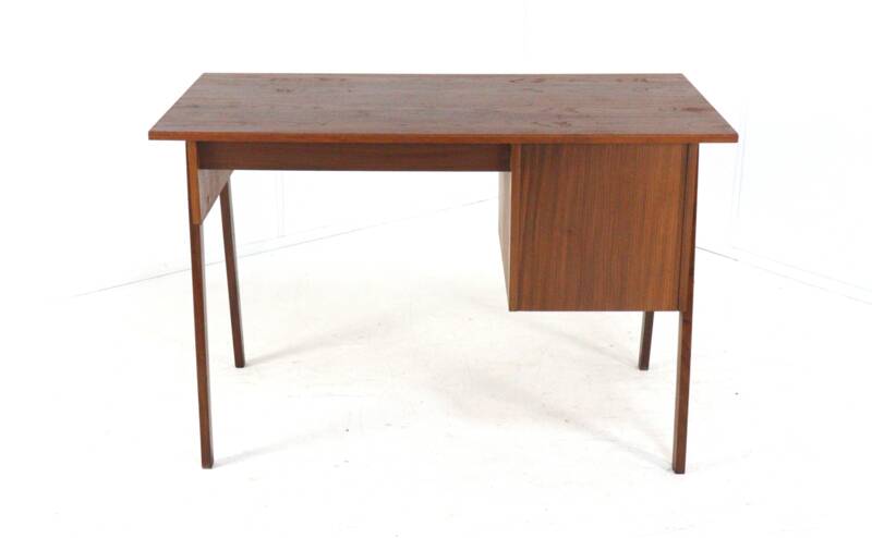 Bureau en teck du milieu du siècle « Hellendoorn » - design vintage hollandais