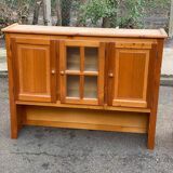 Scandinavian wardrobe in solid pine from the 1980s.