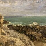 Johan Adolf HAMMES (1905-1994), The Bad Weather at Pierrières, oil painting