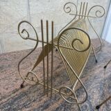 Old vinyl record display stand