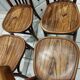 Suite of 4 chairs of Bistrot Baumann vintage 1930