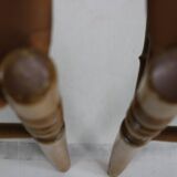 Set of four original italian design dining chairs by Descalzi for Chiavari