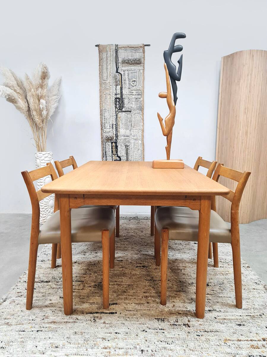 Vintage dining table Kurt Østervig for KP Møbler 1960