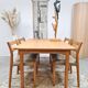Vintage dining table Kurt Østervig for KP Møbler 1960