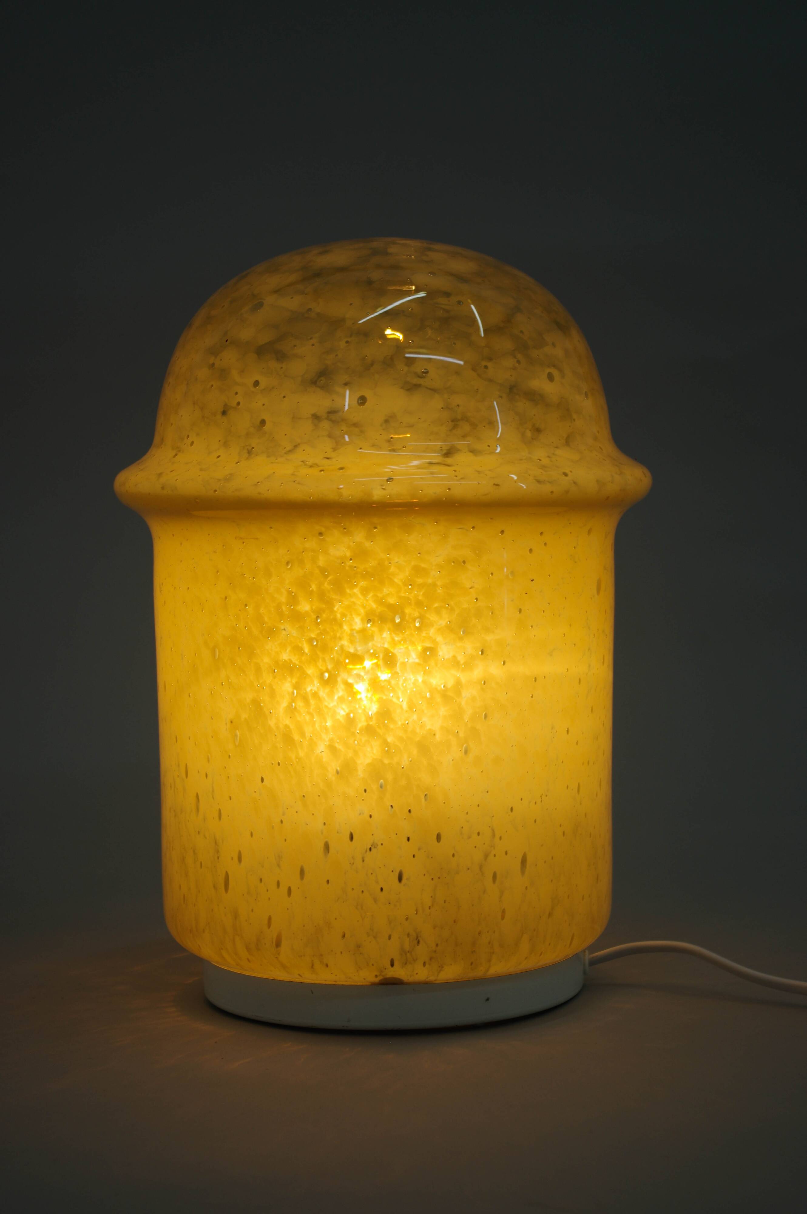 Bubble Glass Table or Floor Lamp, 1970s