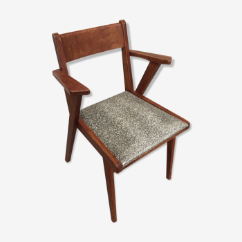 Beech bridge chair and skai 60s