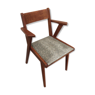 Beech bridge chair and skai 60s