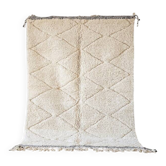 Tapis beni ourain en laine pure fait main traditionnelle 1.5/2.5 m