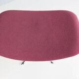 Pierre Paulin Purple Lounge Chair "Big Tulip" F551 & Ottoman, 1960's