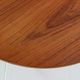 Scandinavian modern teak round coffee table, 1960's denmark