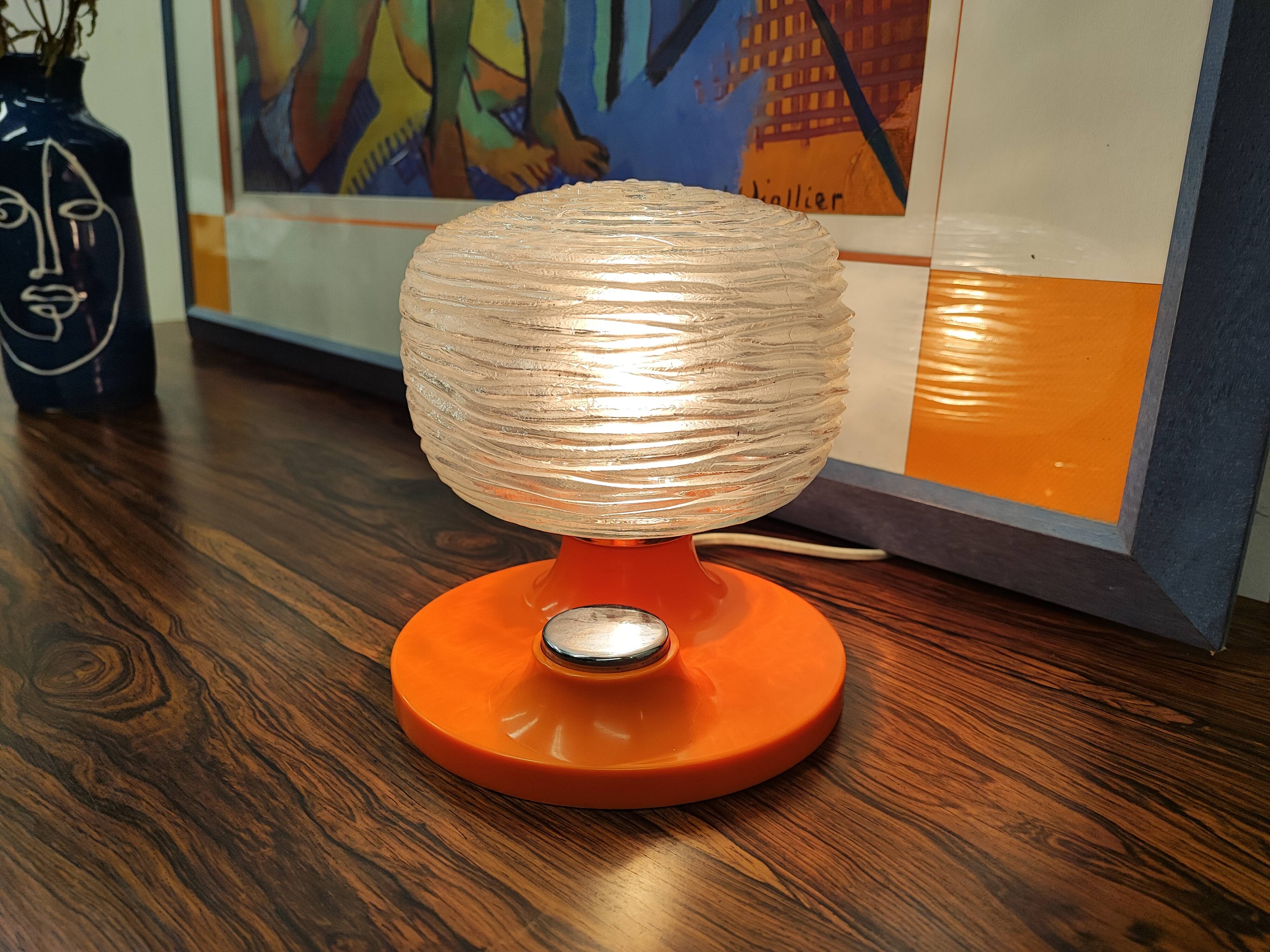 Space age lamp 1970 hillebrand