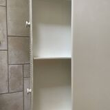 Coiffeuse en rotin blanc