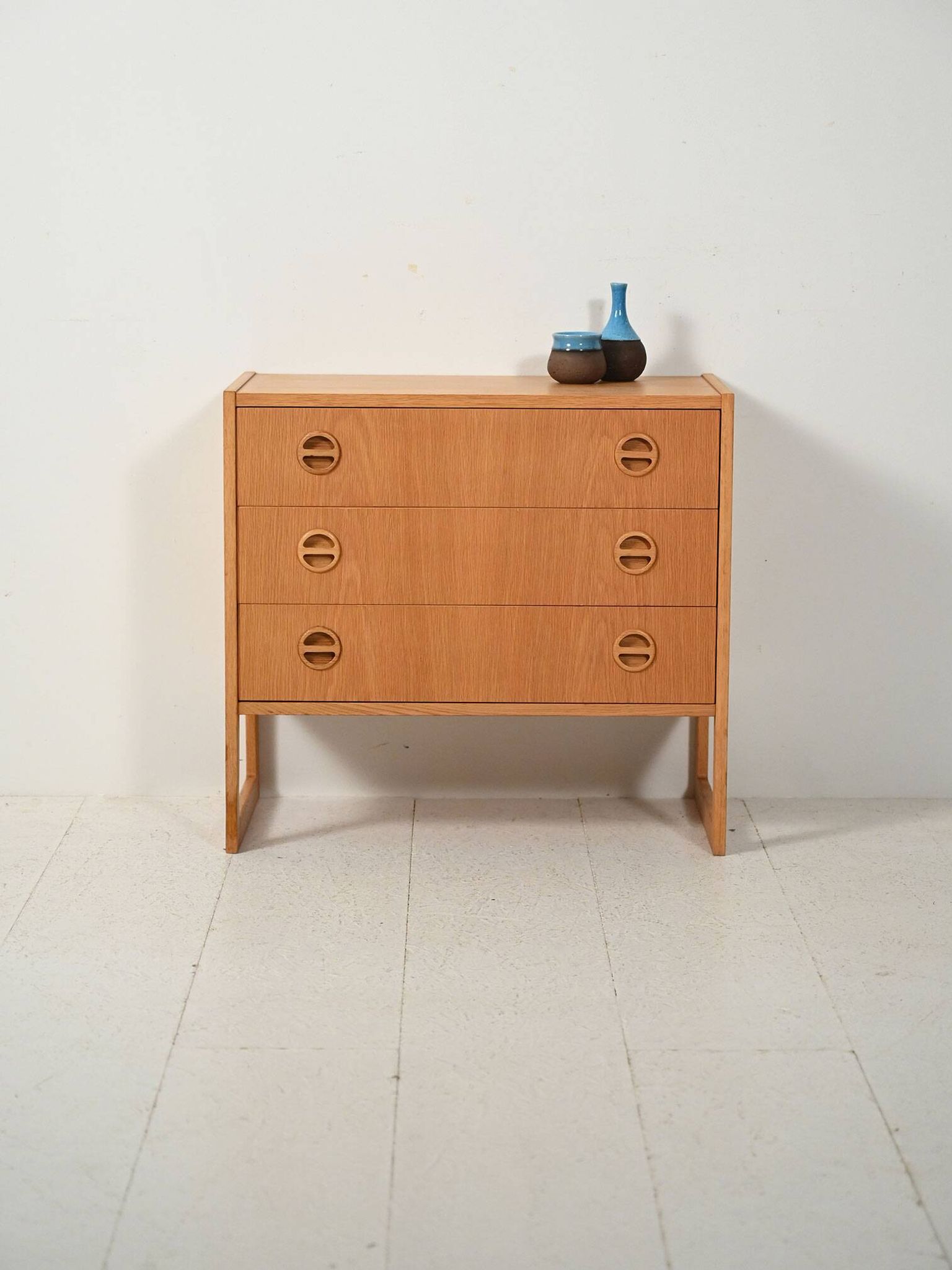 Oak chest of drawers by Arne Wahl Iversen