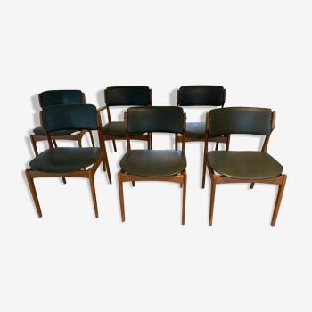 Set of 6 chairs Johannes Andersen