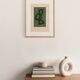 Collage sur papier ancien signé Eawy