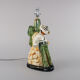Vintage 1960s Jersey Pottery MCM Kitsch Mexican Siesta Table Lamp