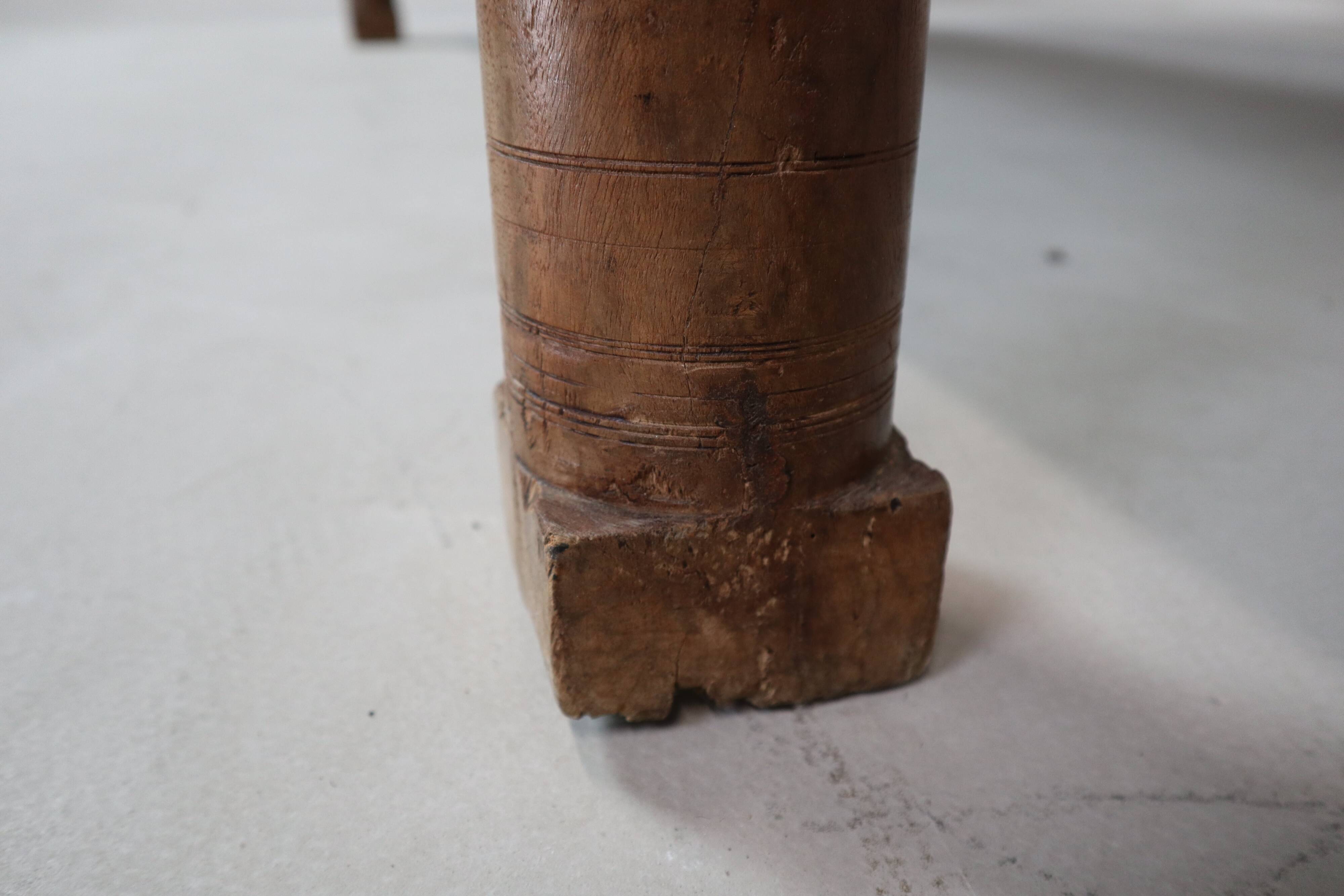 Indonesian hand-carved Teak dining Table