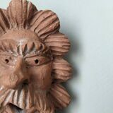 Terracotta wall sculpture, Italian handcrafted