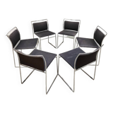 Vintage Italian Tulu dining chairs Kazuhide Takahama Simon Gavina