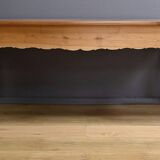 Farmhouse table in blond cherry, Louis XV style – 2nd part of the 19th century