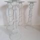 4 contemporary design wire candle holders