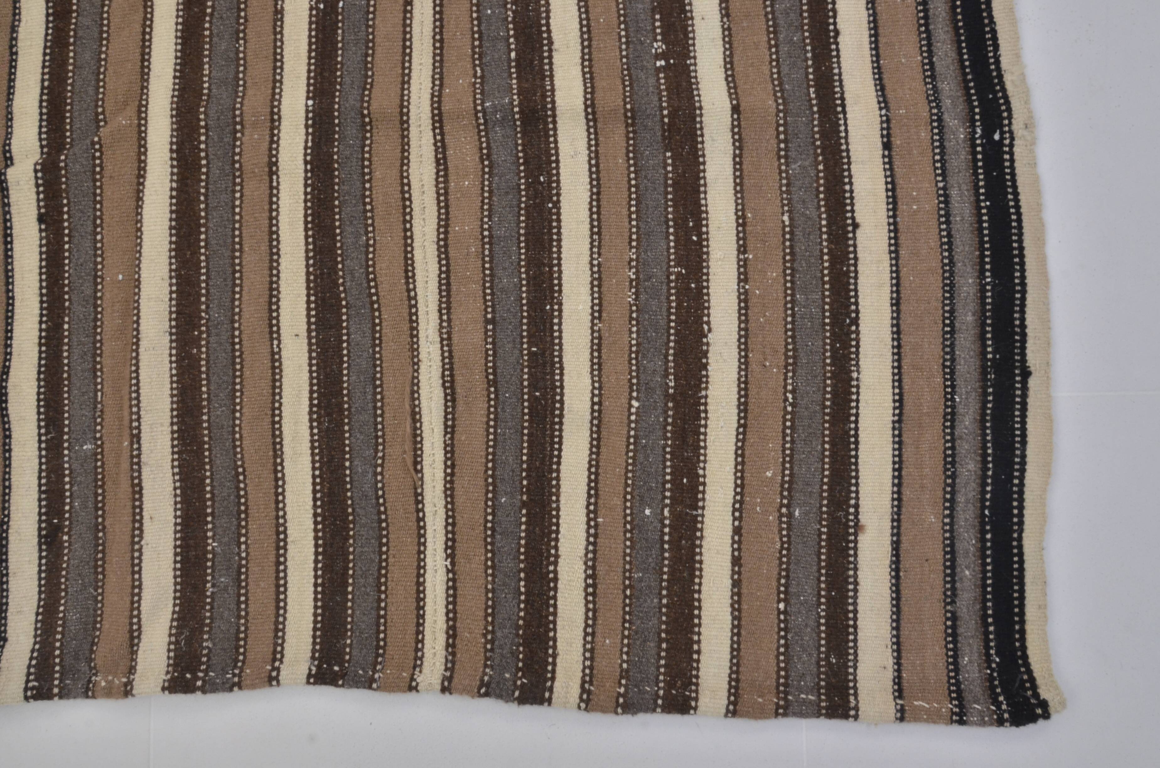 Vintage Stripe Handade Oushak Rug sku  1679