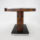 Table à manger Art Déco des années 1930 à Walnut, Tchécoslovaquie
