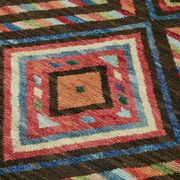 Hand-Knotted Tribal Unique 173 cm x 238 cm Brown Wool Carpet