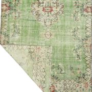 Anatolian handmade vintage rug 241 cm x 131 cm