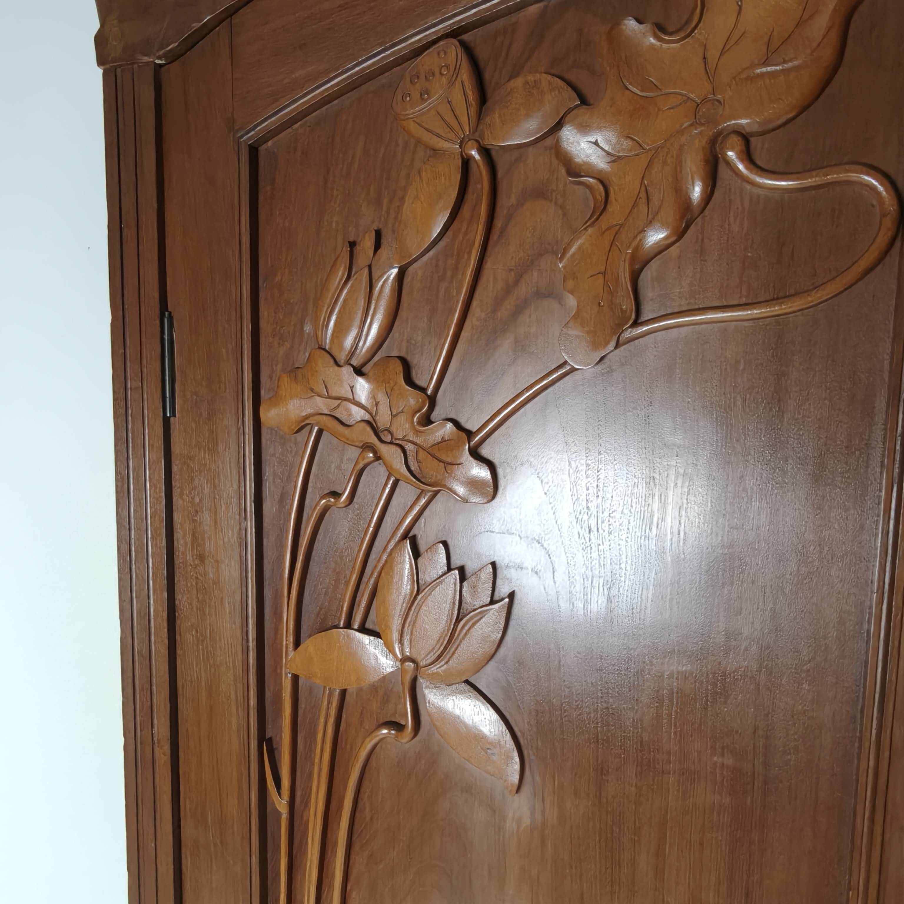 Art Nouveau Wardrobe, circa 1900