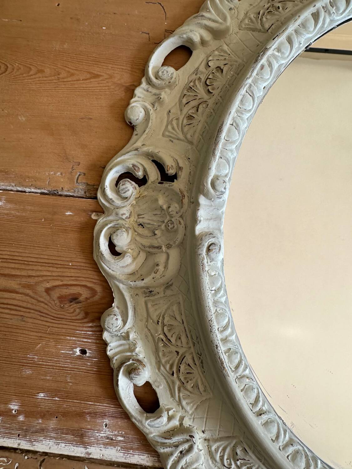 Old mirror, baroque style