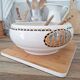 Sarreguemines Nomeny Art Deco Salad Bowl