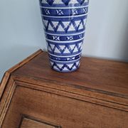 Blue and White Ceramic Decorative Vase Robert Picault
