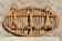 Italian rattan coat rack