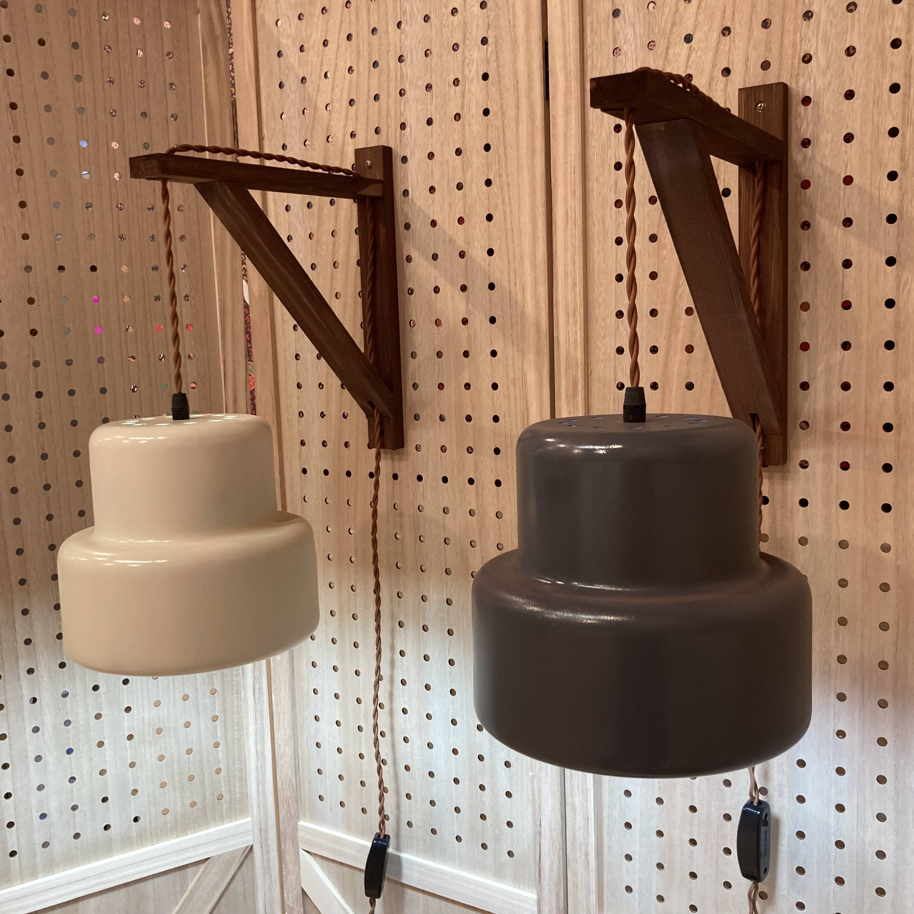 PAIR OF MODULAR WALL LIGHTS "JO HAMMERBORG" 1950.