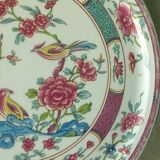 Plat l.bernardaud en porcelaine de limoges enluminés a la main