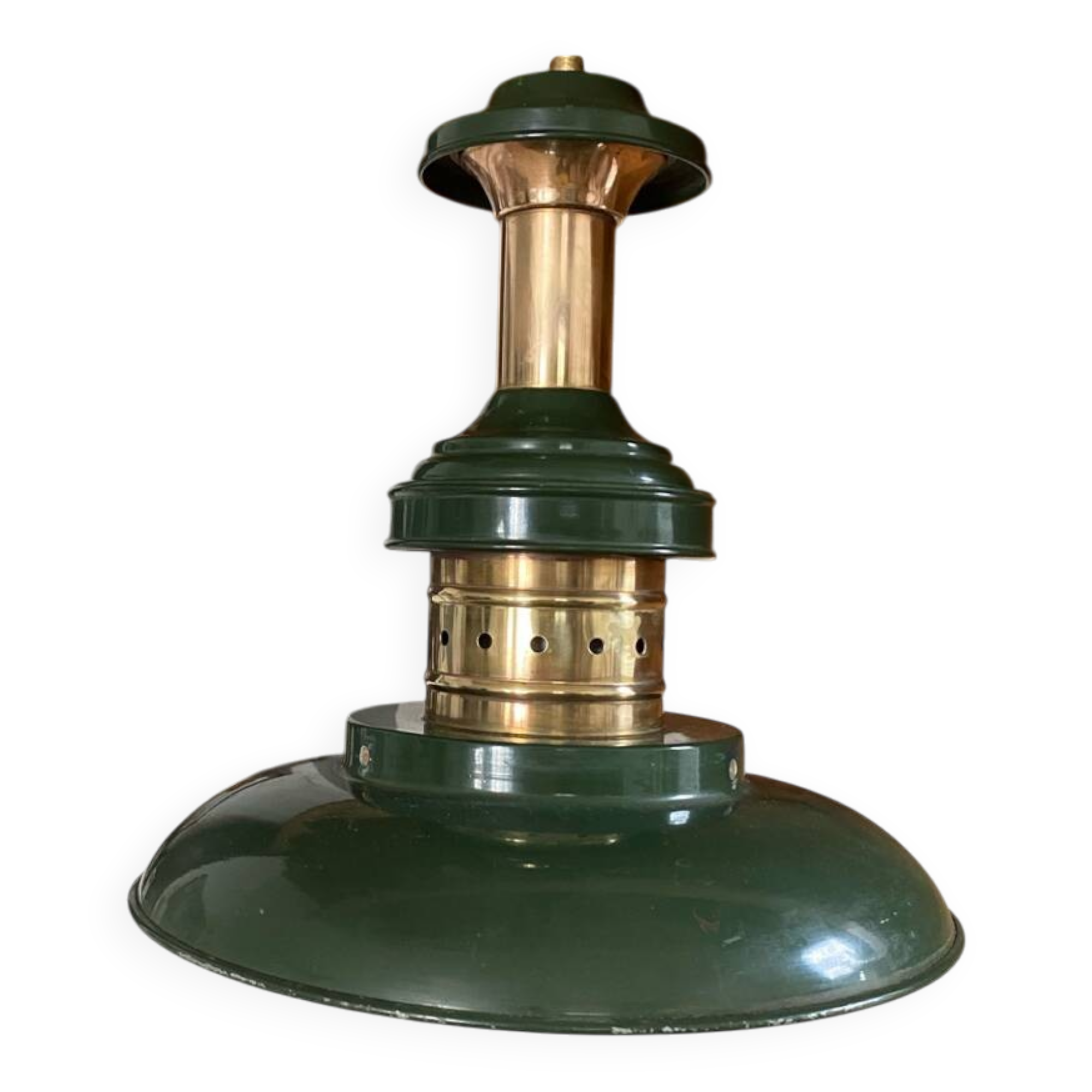 Industrial metal and brass lighting