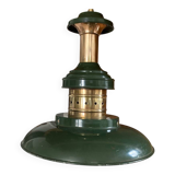 Industrial metal and brass lighting