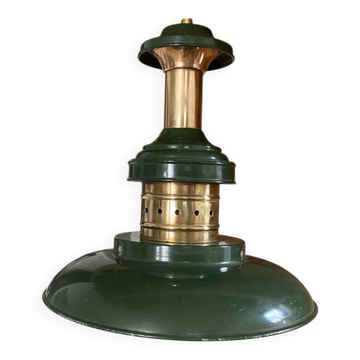 Industrial metal and brass lighting