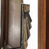 Bevelled mirror from the Art Deco period and style, 1930-40.