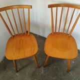 Pair of Scandinavian bar chairs