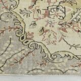 7x10 Cream Brown Oriental Vintage Area Rug, 203x308Cm SK 23587