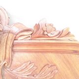 Pediment carved in walnut