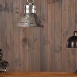 Industrial zinc pendant lamp brocante light