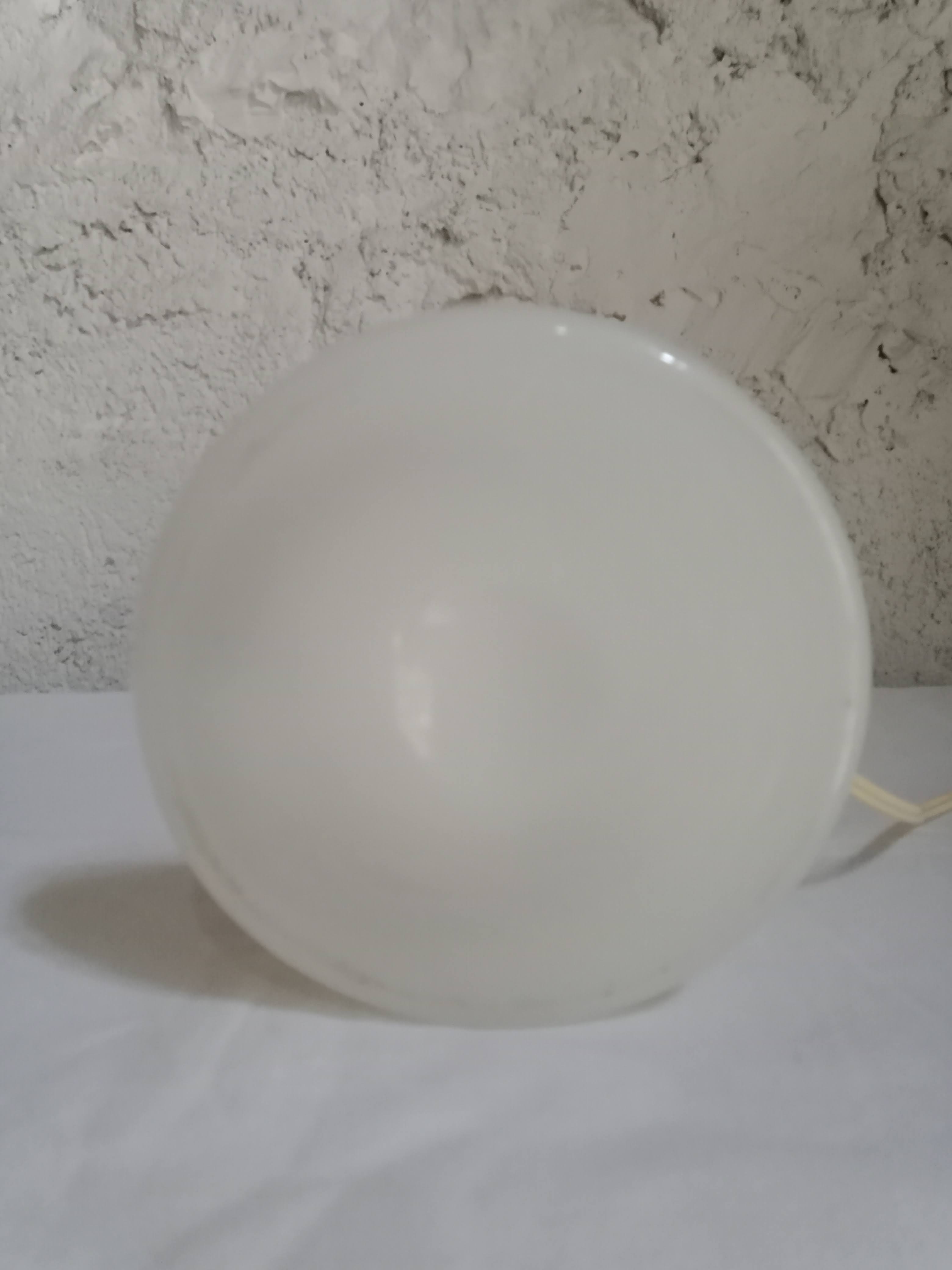 White opaline lamp base