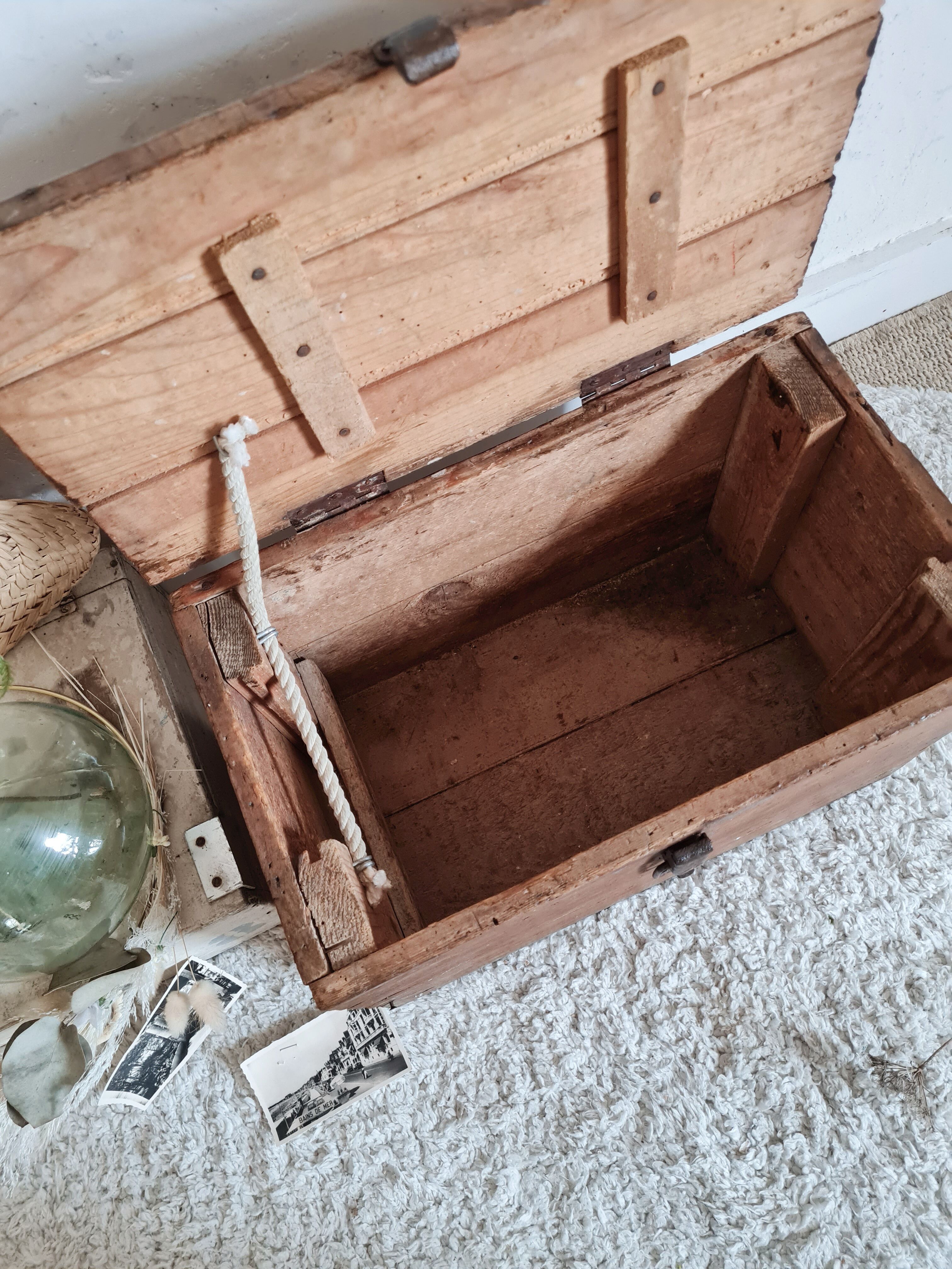 Old wooden box